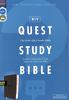 NIV Quest Study Bible Black Indexed Premium Imitation Leather - Thumbnail 0