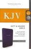 KJV Gift and Award Bible Purple (Red Letter Edition) Imitation Leather - Thumbnail 0