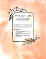 Faith, Hope, Love (Adult Coloring Books Series) Paperback - Thumbnail 1