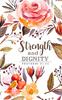 Journal: Strength & Dignity Rose/Floral Flexi Back - Thumbnail 0