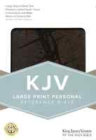 KJV Large Print Personal Reference Bible Charcoal Imitation Leather - Thumbnail 0