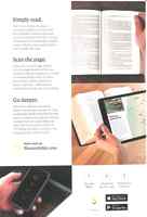 NLT Filament Bible Black (Black Letter Edition) (The Print+digital Bible) Imitation Leather - Thumbnail 1