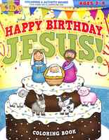 Happy Birthday, Jesus (Ages 2-4, Reproducible) (Coloring Book) (Warner Press Colouring & Activity Books Series) Paperback - Thumbnail 0