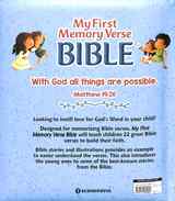 My First Memory Verse Bible Padded Board Book - Thumbnail 1