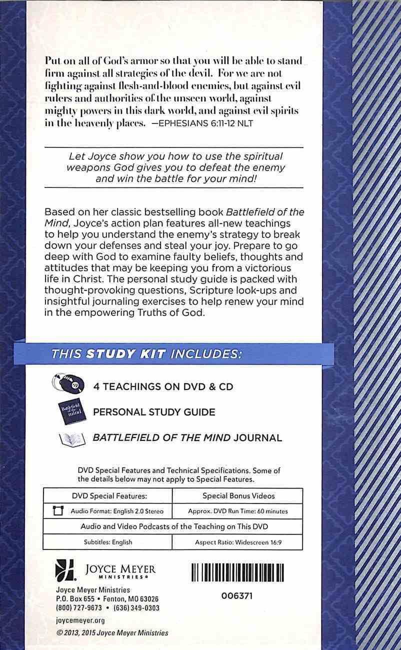 Battlefield of the Mind Action Plan (4 Cds + Dvd + Study Guide + Journal) Pack