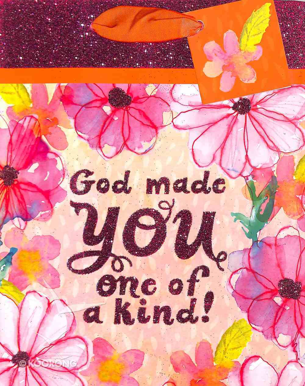 Gift Bag Medium: God Made You (Incl Tissue Paper And Gift Tag) Stationery