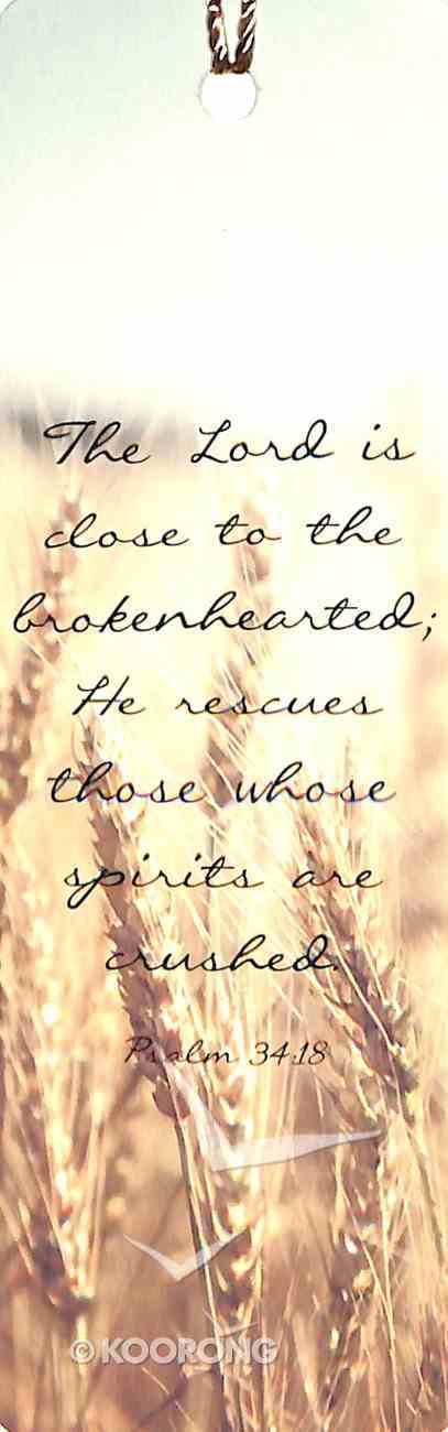 Bookmark With Tassel: Lord is Close to the Brokenhearted Stationery