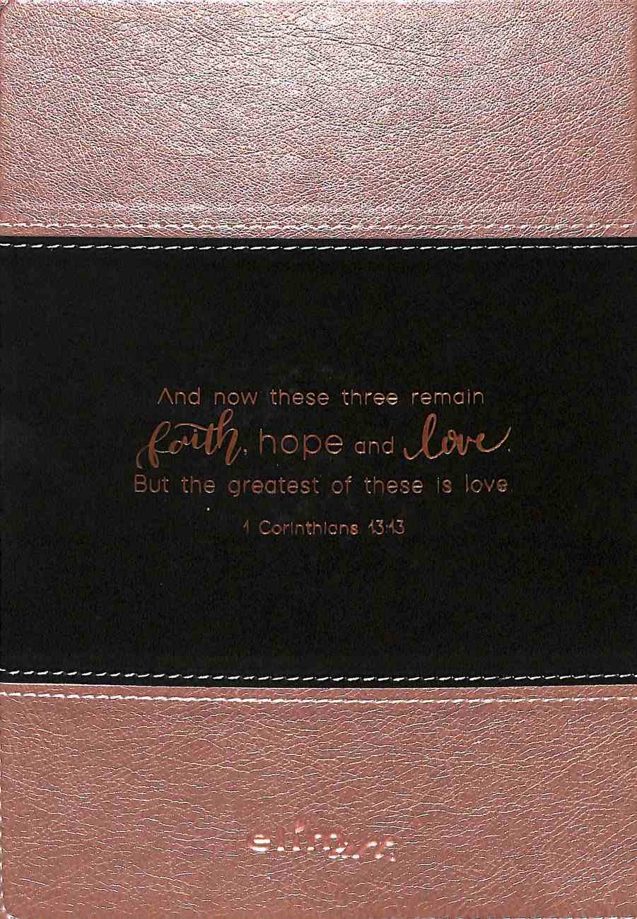 Lux Journal: Faith Hope Love Imitation Leather