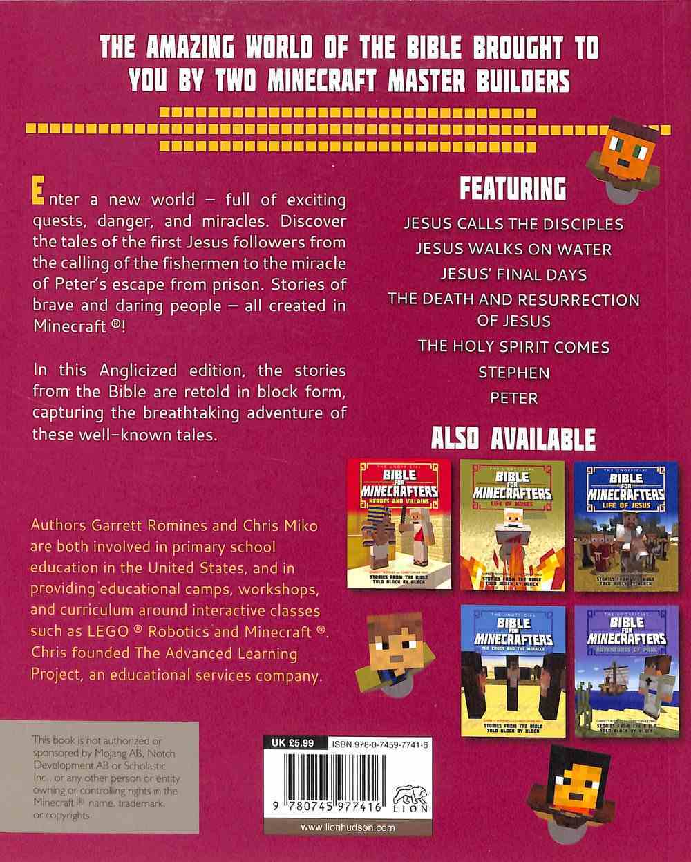 The Unofficial Bible For Minecrafters: The Jesus Followers Paperback