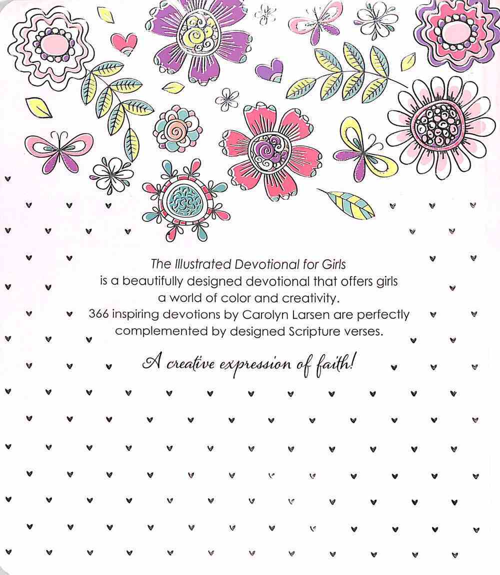 The Illustrated Devotional For Girls: 366 Devotions & Colouring in Paperback