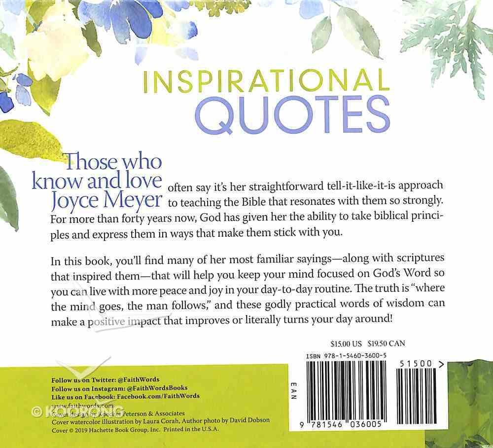 100 Inspirational Quotes: And the Life-Changing Scriptures Behind Them Hardback