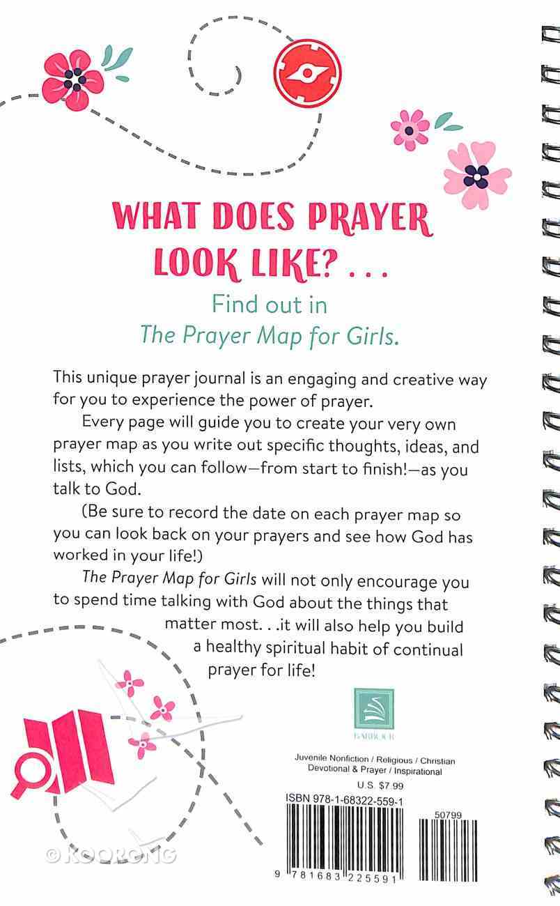 The Prayer Map For Girls: A Creative Journal Spiral