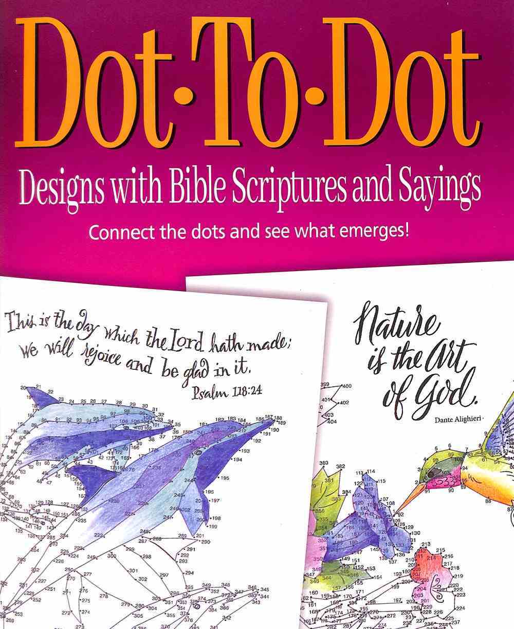Acb: Dot to Dot Designs With Bible Scriptures and Sayings Paperback