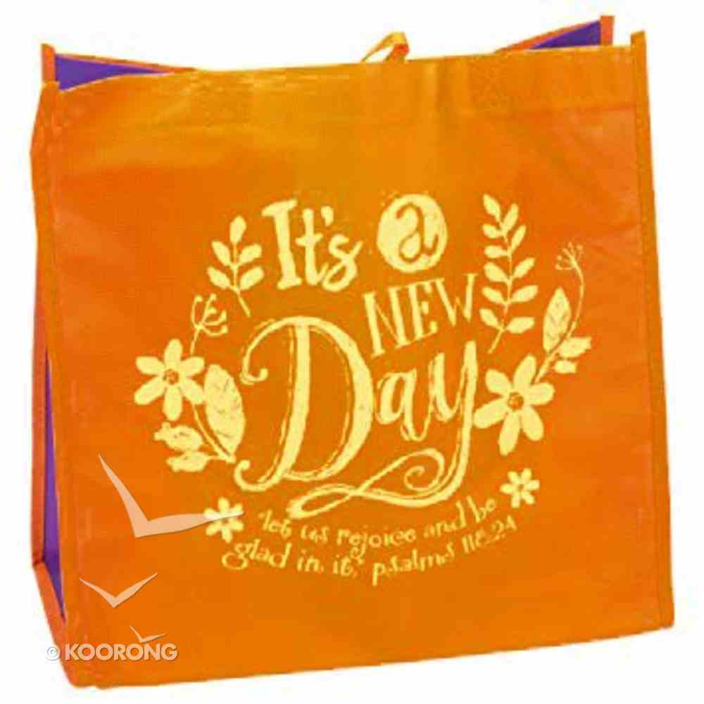 Tote Bag: It's a New Day, Orange/Yellow Soft Goods
