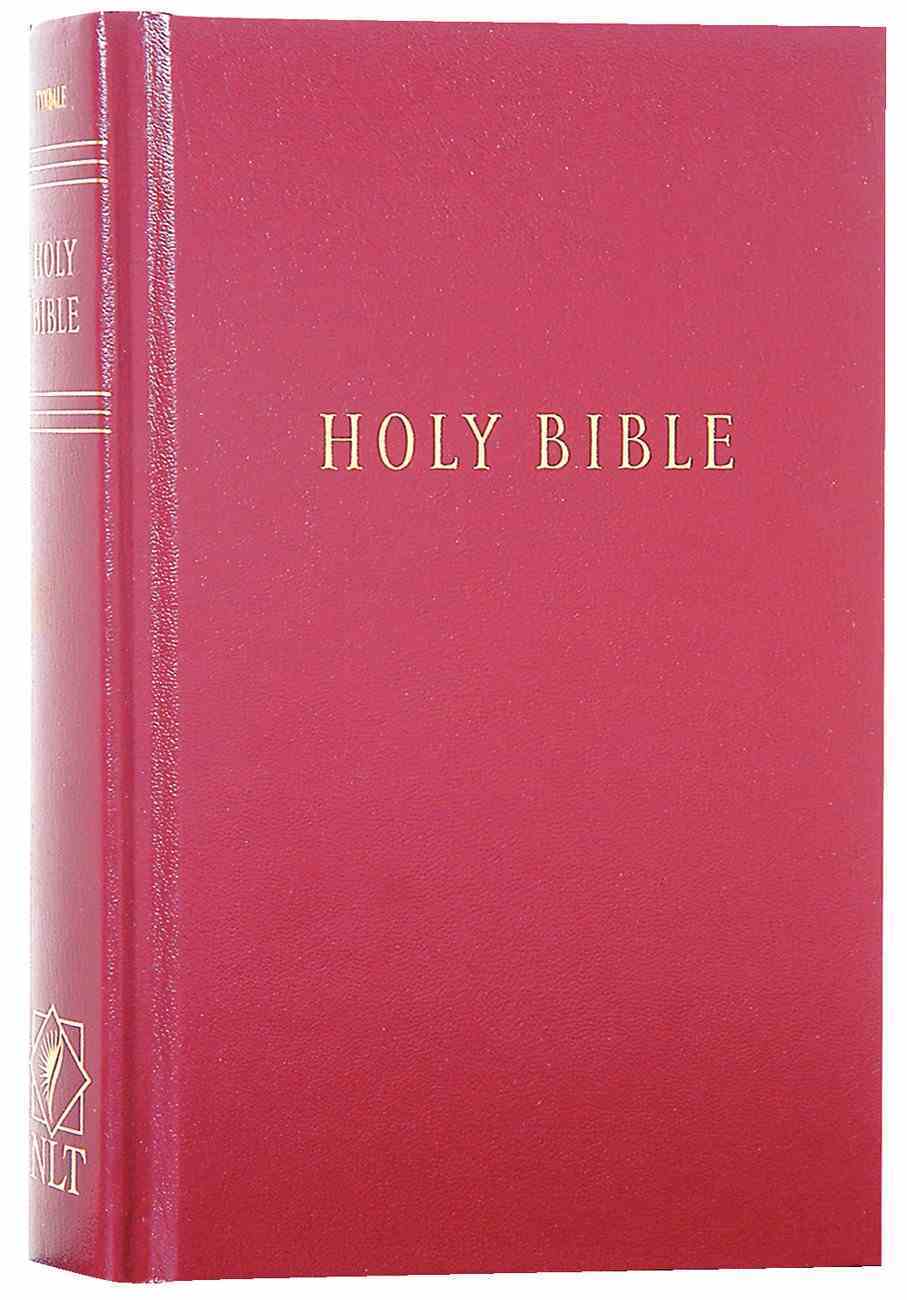 NLT Pew Bible Burgundy (Black Letter Edition) Hardback