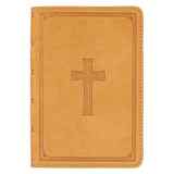 KJV Compact Large Print Bible (Red Letter Edition) Genuine Leather - Thumbnail 0