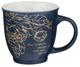 Ceramic Mugs 414ml: Floral Blue & White With Gold (The Lord, He Has Made) (Set Of 2) Homeware - Thumbnail 2