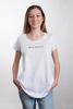 Womens Mali Tee: Walk in Faith, Xlarge, White With Black Print (Abide T-shirt Apparel Series) Soft Goods - Thumbnail 0
