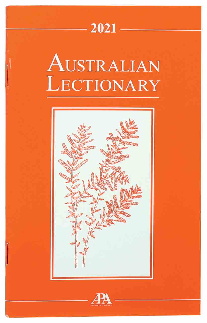 2021 Australian Lectionary An Australian Prayer Book Year B Koorong