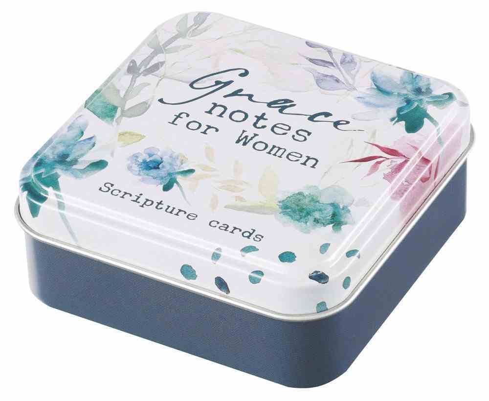 Scripture Cards in a Tin: Grace Notes For Women, 50 Double-Sided Cards Box