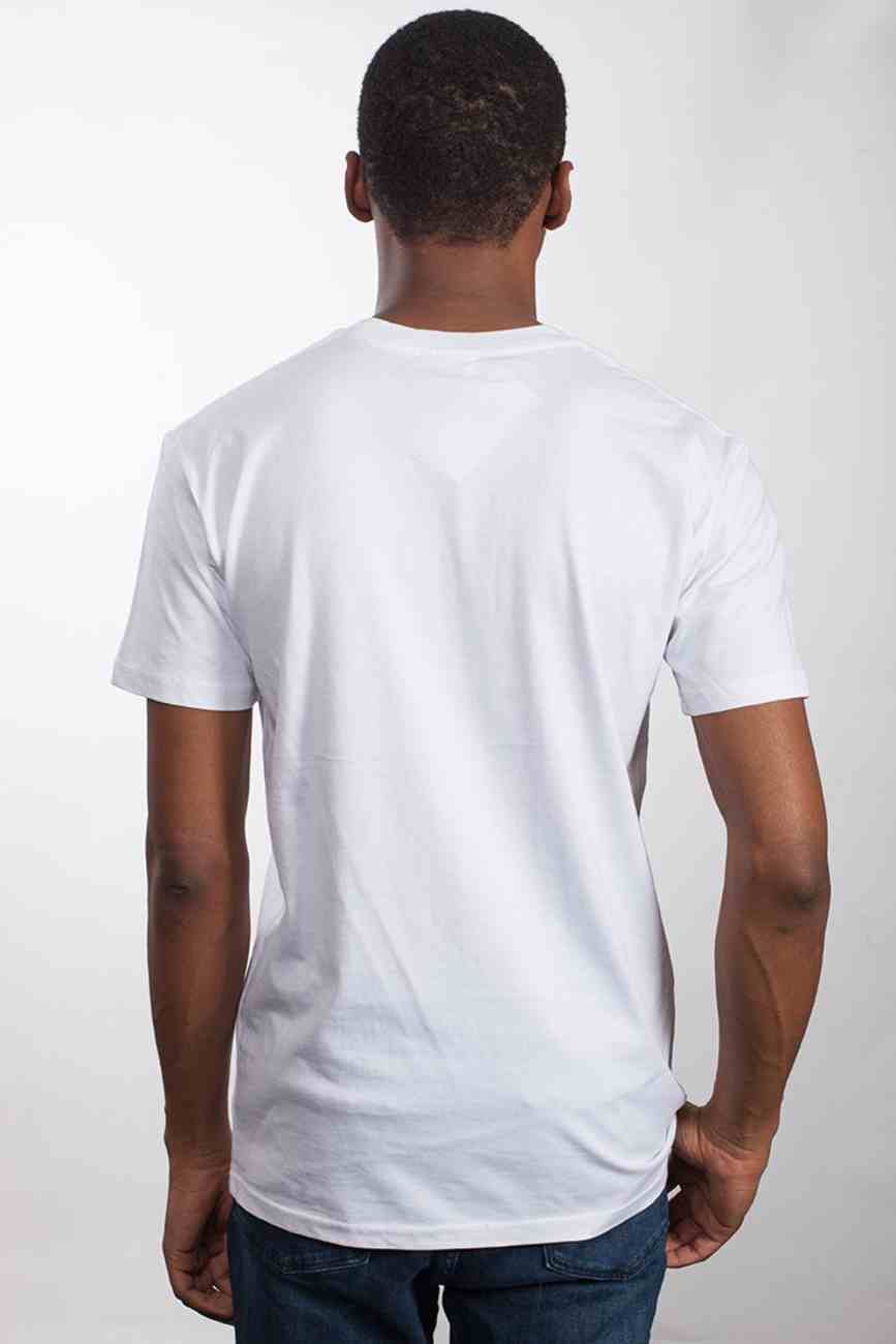Mens Staple Tee: Faith Over Fear, Large, White With Black Print (Abide T-shirt Apparel Series) Soft Goods