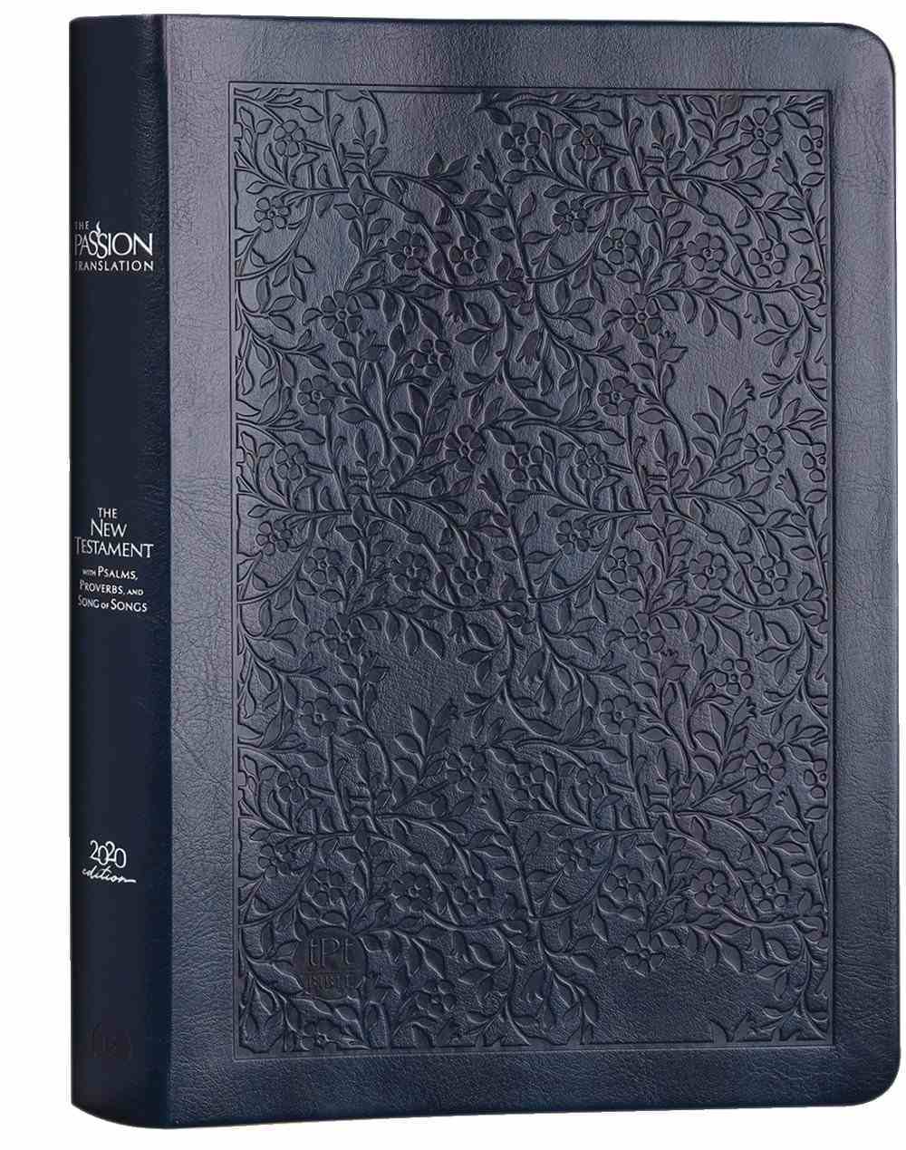 TPT New Testament Large Print Navy (Black Letter Edition) (With Psalms, Proverbs And The Song Of Songs) Imitation Leather