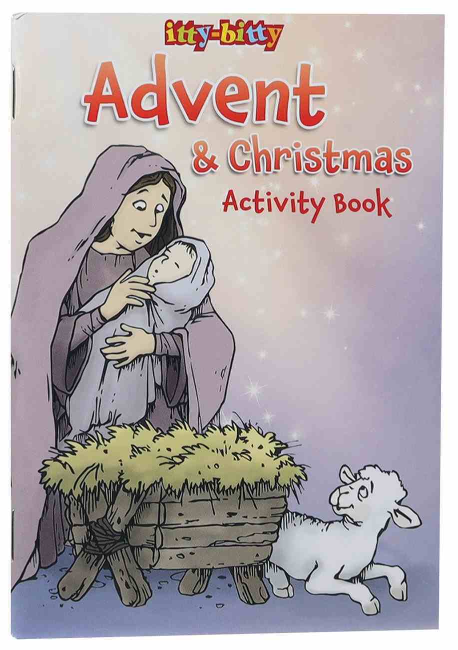 Activity Book Christmas and Advent (Itty Bitty Bible Series) Paperback