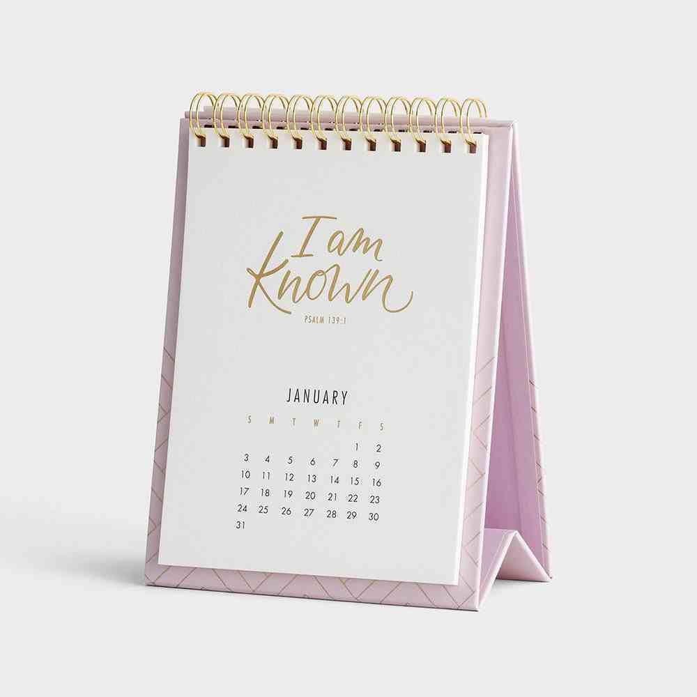 2021 Desktop Calendar: I Am Known Spiral