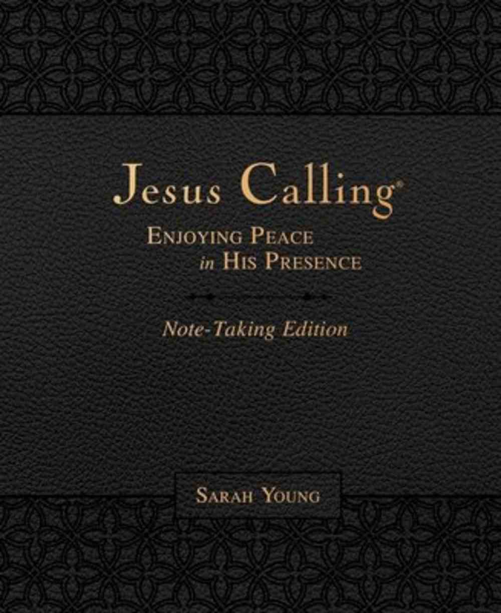 Jesus Calling Note-Taking Edition: Experiencing Peace in His Presence Imitation Leather