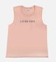 Womens Brooklyn Tank: Living Hope, Medium, Pale Pink With Black Metallic Print (Abide T-shirt Apparel Series) Soft Goods - Thumbnail 0