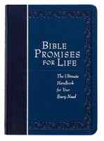 Bible Promises For Life (Navy) Imitation Leather - Thumbnail 0