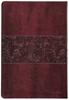 TPT New Testament Large Print Burgundy (Black Letter Edition) (With Psalms, Proverbs And The Song Of Songs) Imitation Leather - Thumbnail 1