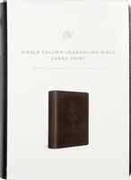 ESV Single Column Journaling Bible Large Print Charcoal Celtic Cross Design (Black Letter Edition) Imitation Leather - Thumbnail 0