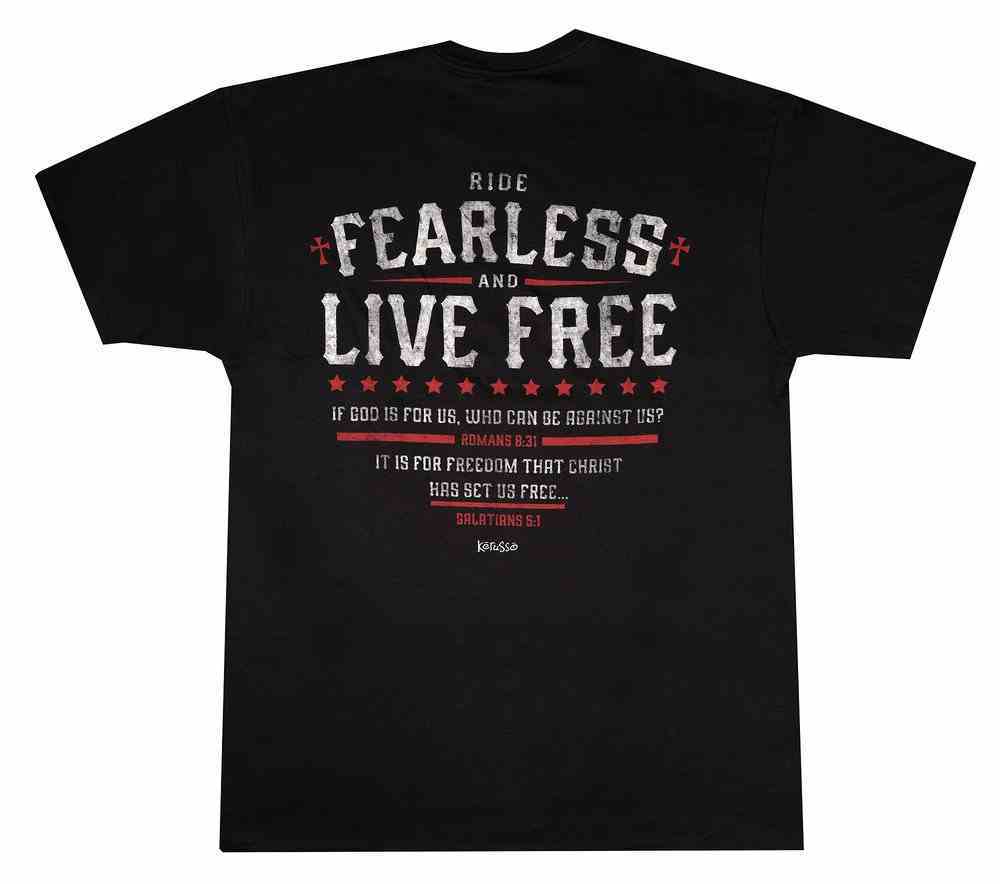 T-Shirt: Ride Fearless, 3xlarge, Black Soft Goods