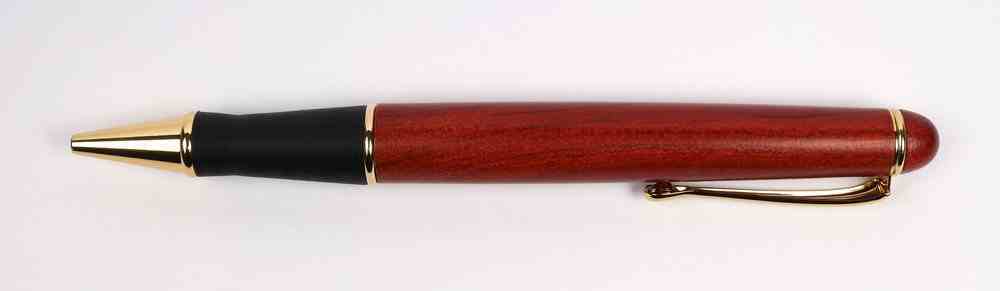 Pen: Rosewood With Rubber Grip Stationery