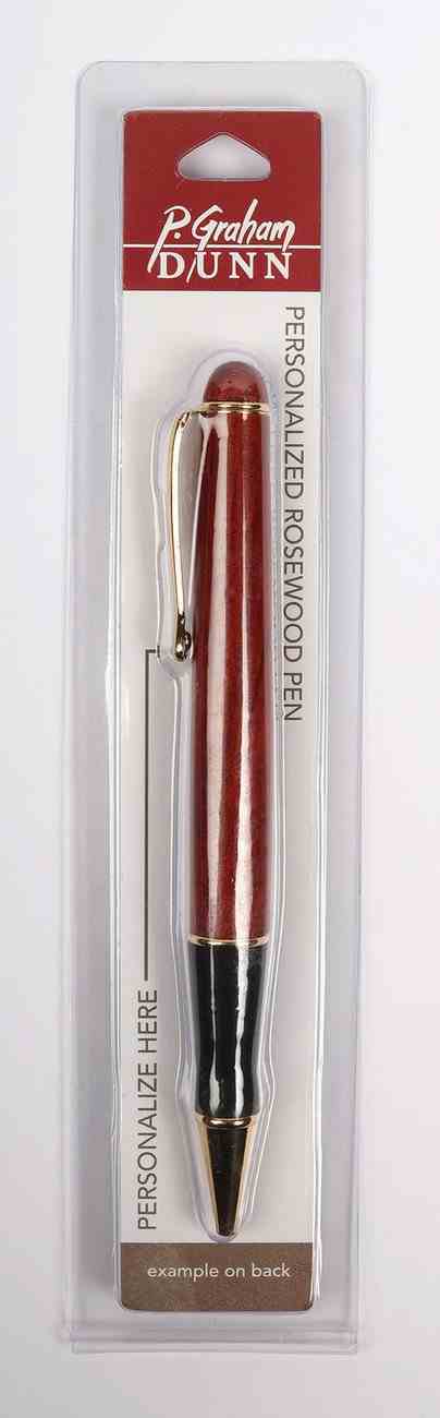 Pen: Rosewood With Rubber Grip Stationery