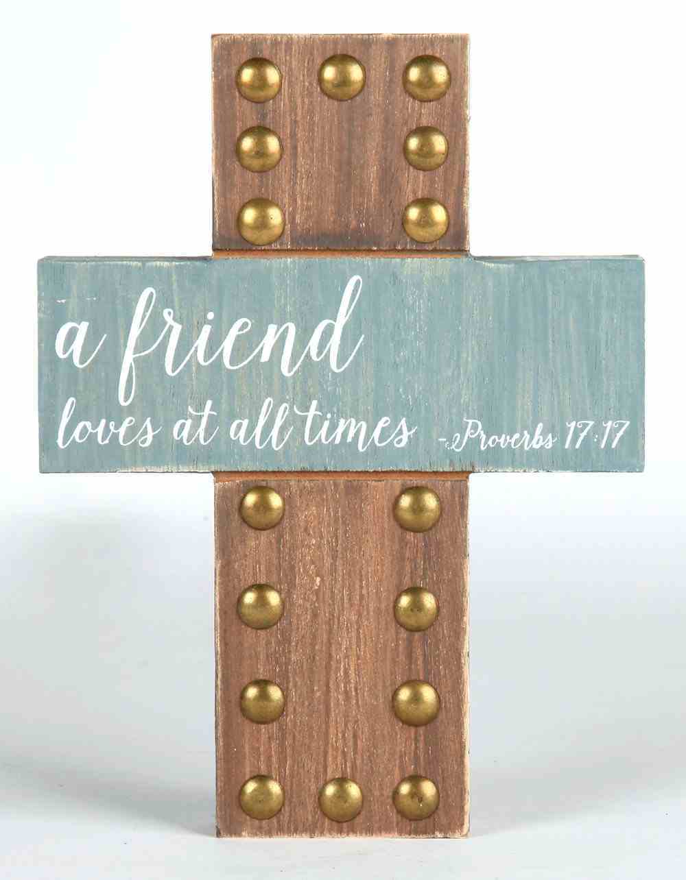 Emmaline Mdf Cross: Friends Homeware