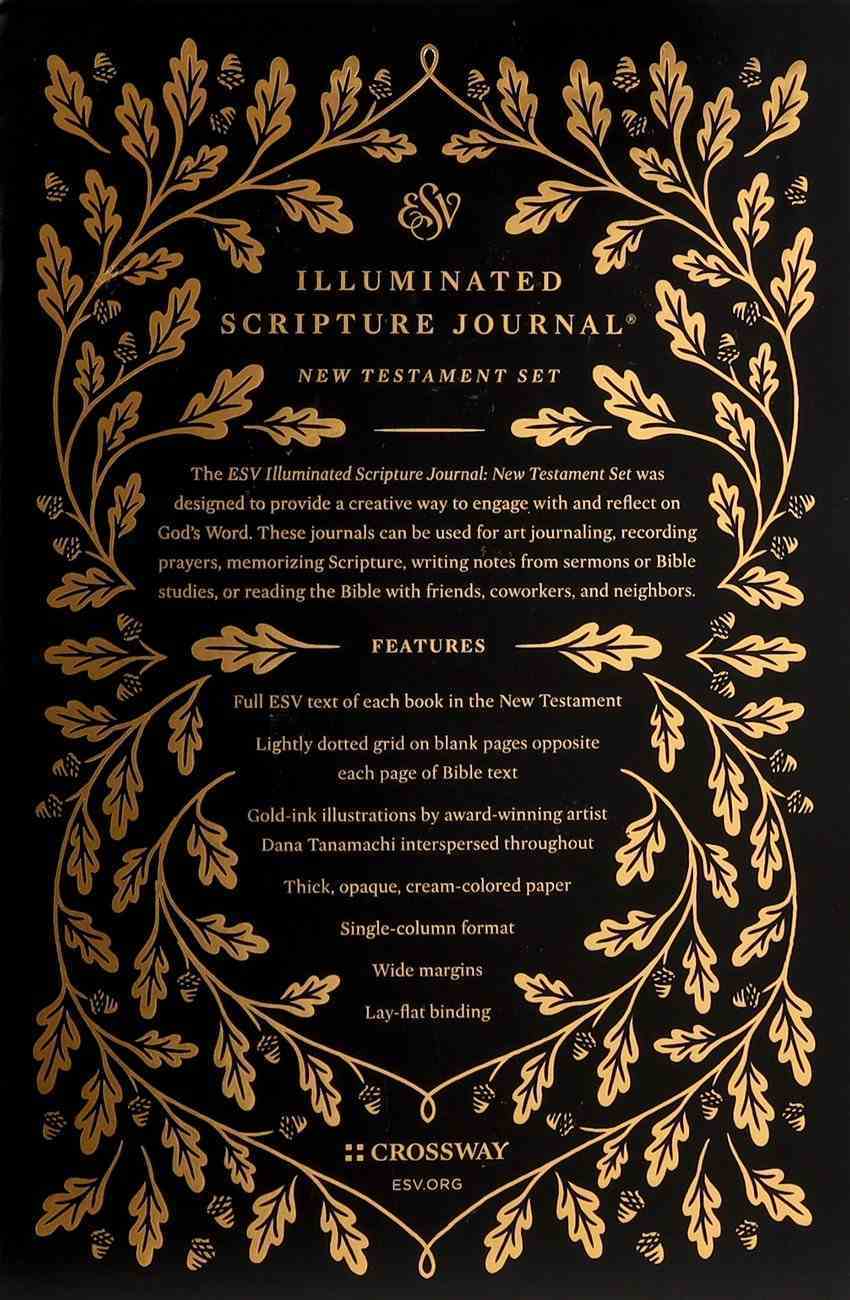 ESV Illuminated Scripture Journal New Testament Set (Black Letter Edition) Paperback