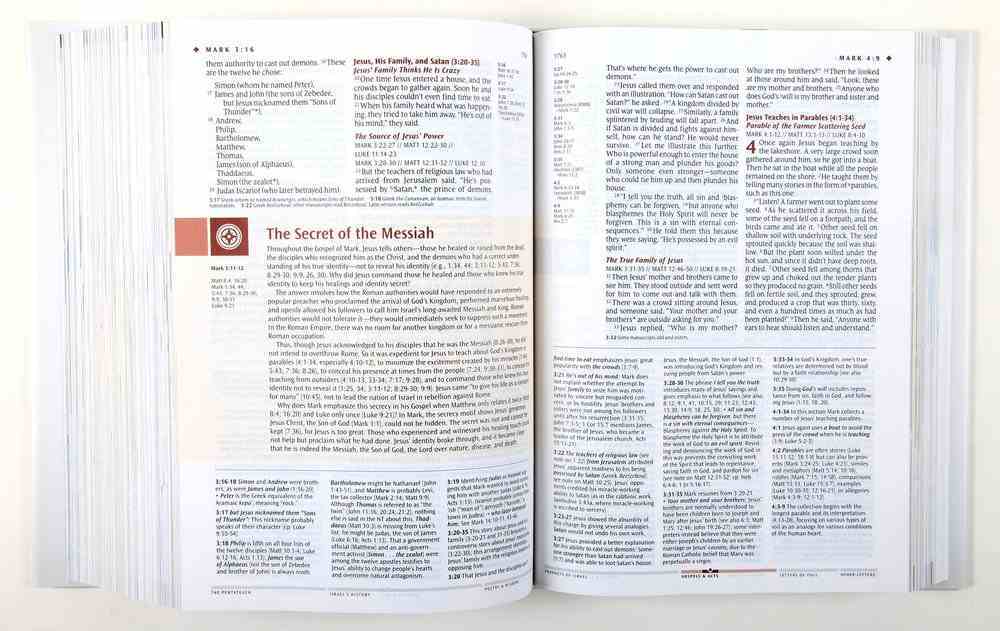NLT Illustrated Study Bible (Black Letter Edition) Hardback