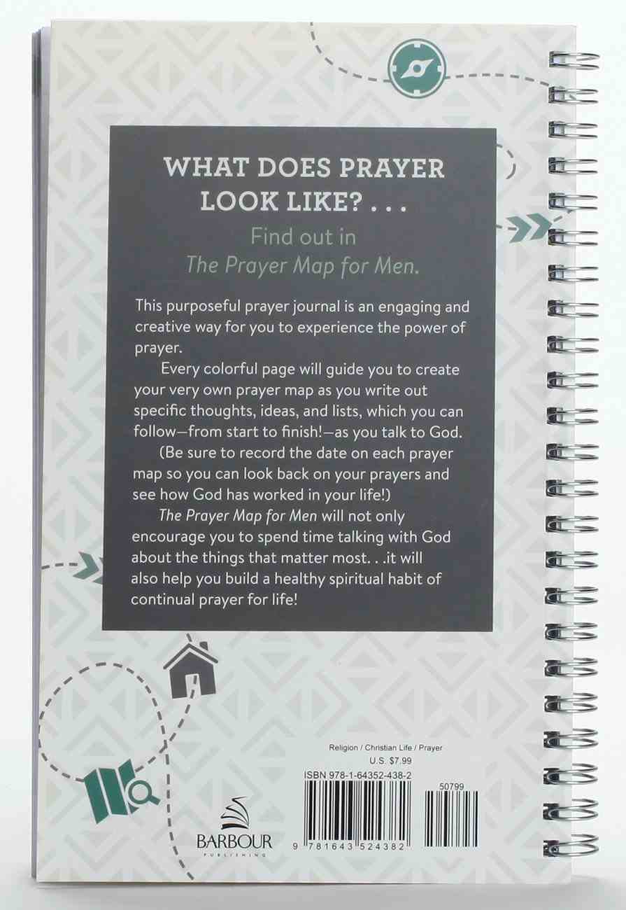 Journal: The Prayer Map For Men: A Creative Journal Spiral