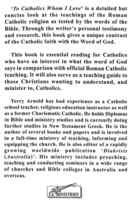To Catholics Whom I Love (2006) Paperback - Thumbnail 1