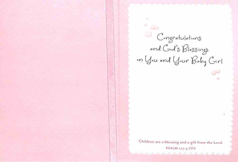 Baby Girl Congrats Cards
