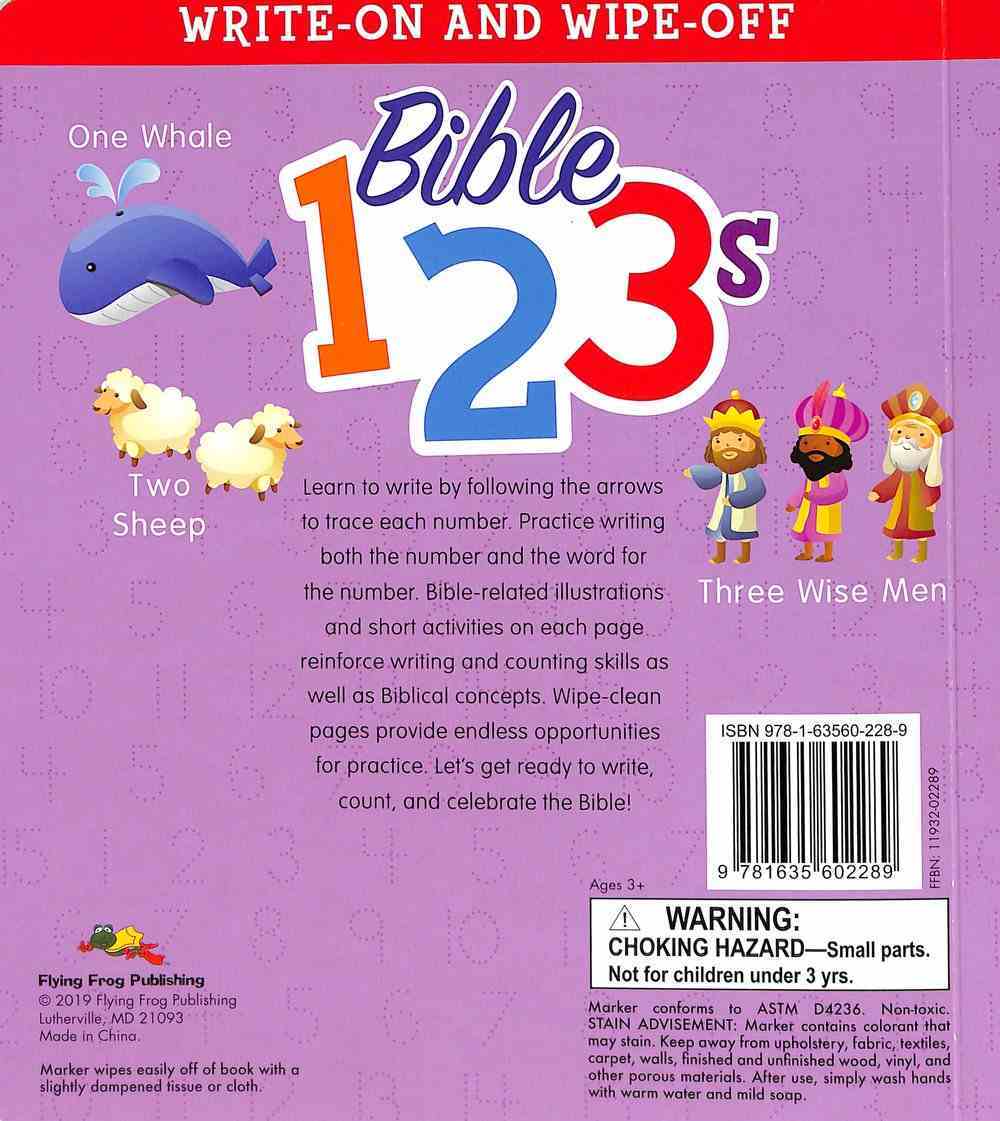 Write-On and Wipe-Off: Bible 123's (With Marker) Board Book