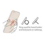 Mobile Phone Cross Ring Holder/Stand: Love Undefined - Thumbnail 2