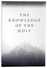 The Knowledge of the Holy Paperback - Thumbnail 0