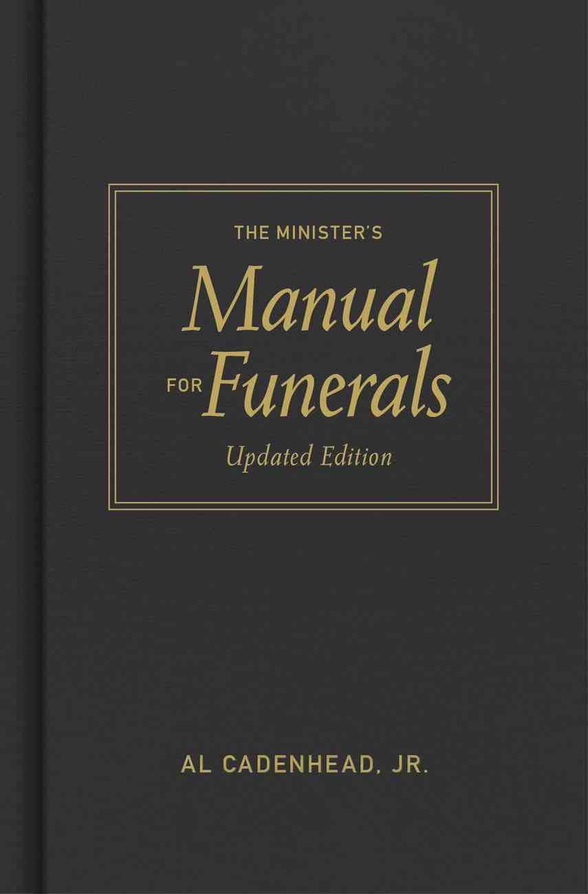 The Minister's Manual For Funerals (2nd Edition) Hardback