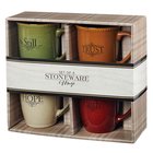 Ceramic Mugs 384 ML: Faith, Trust, Hope, Be Still (Set Of 4) Homeware
