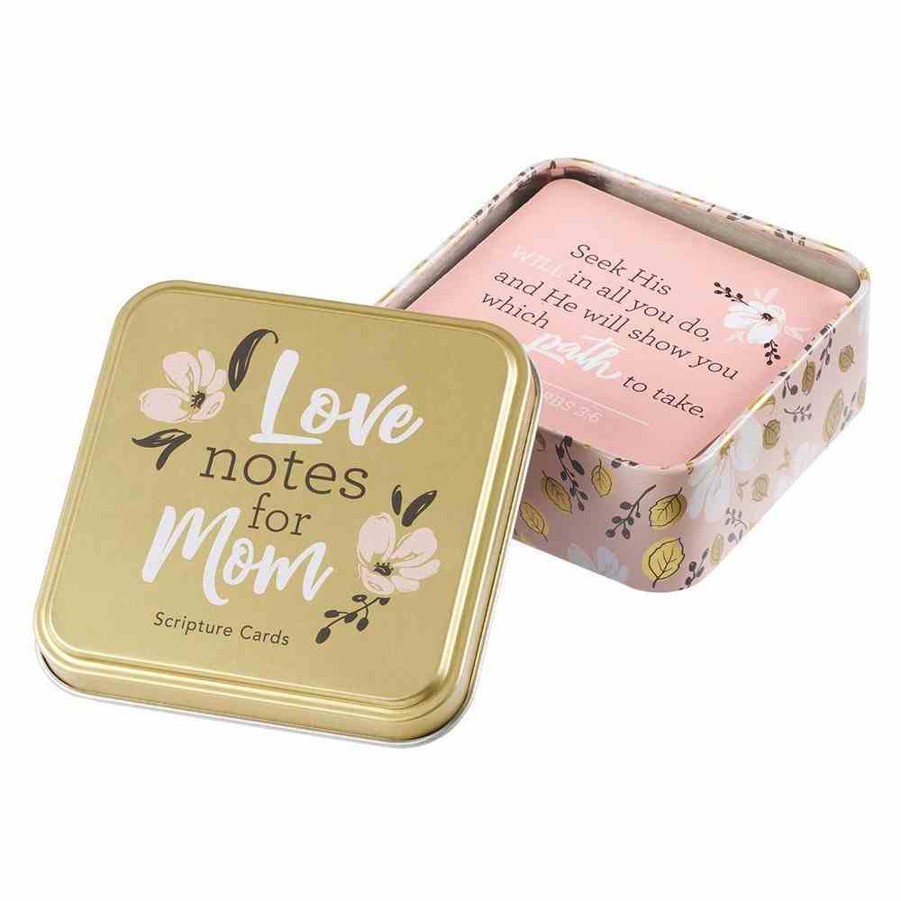 Scripture Cards in Tin: Love Notes For Mum, 50 Double-Sided Cards Box