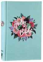 NIV Bible For Teens Thinline Edition Floral (Red Letter Edition) Fabric Over Hardback - Thumbnail 0