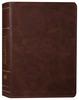 ESV Thompson Chain-Reference Bible Brown (Red Letter Edition) Premium Imitation Leather - Thumbnail 0